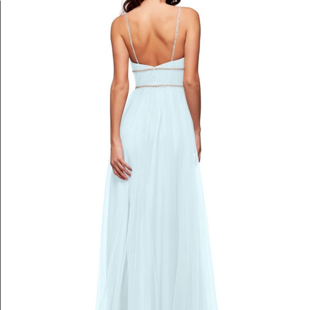 Mist Blue Evening Dress